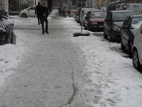 Schnee - einmal geräumt war nicht genug!