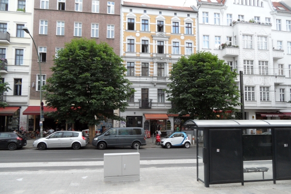 Kastanienallee am 24.6.2013 - Straßenbildwechselspiele 3