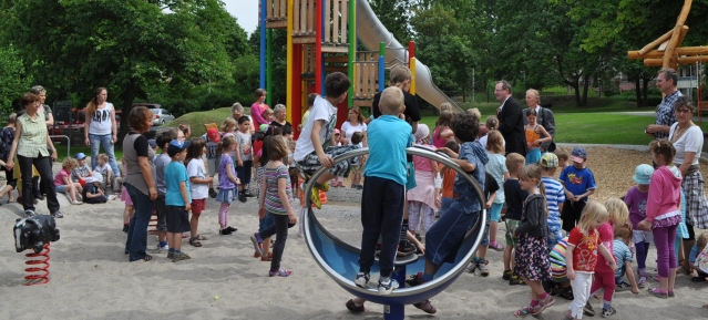 Spielplatzeröffnung in Buch am 13.6.2013 