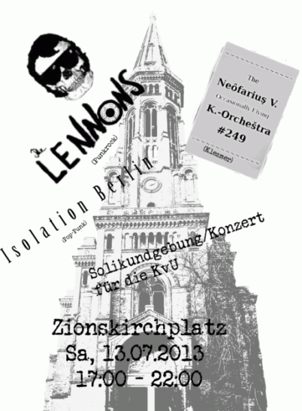 Kirche von Unten - Solikundgebung und Konzert am 13.7.2013 - 17-22h