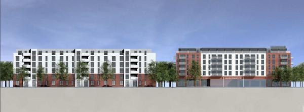 Ansicht der Kopenhagener Strasse Ansicht der Kopenhagener Strasse