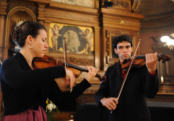 Twiolins in der Alten Aula Heidelberg