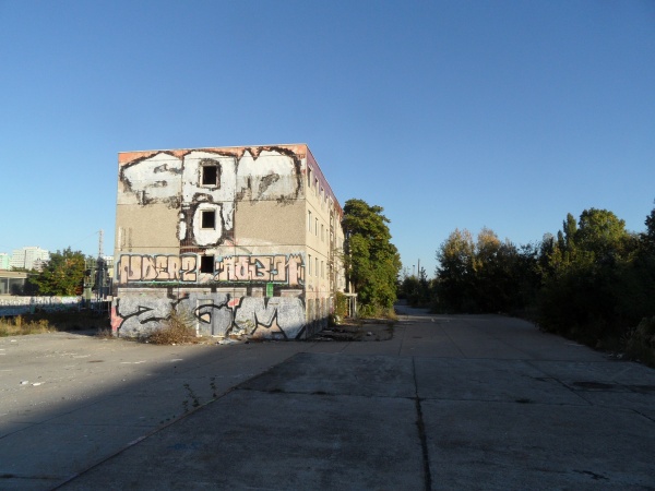 Investruine auf dem Güterbahnhof-Gelände an der Greifswalder Strasse