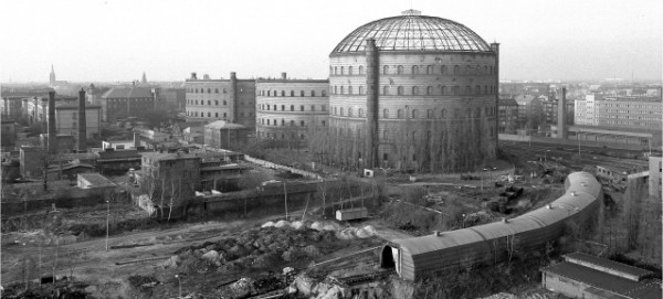 4. Berliner Gasanstalt an der Danziger Strasse im Dezember 1982