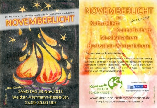 Novemberlicht 2013 - Kiezfest in Niederschönhausen