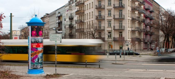 Meistgesehene Plakatsäule in Prenzlauer Berg