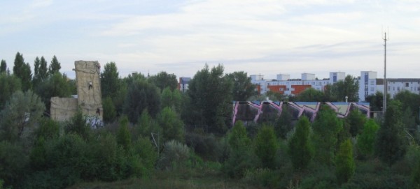 Mauerpark mit Kletterwand am Nordkreuz