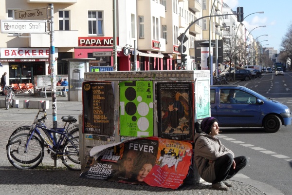 Erste Frühlingssonne in der Danziger Straße