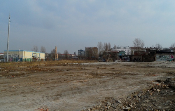 Mauerparknordfläche mit Blick nach Prenzlauer Berg