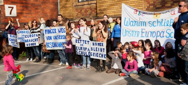 Demonstration am 2.4.2014