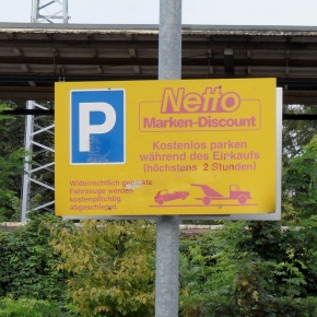 Netto - Parkplatz in Karow