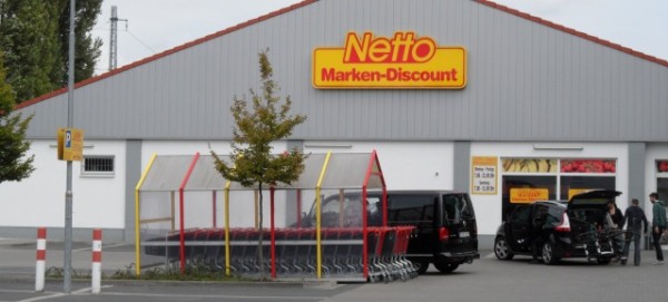 Netto Parkplatz in Karow