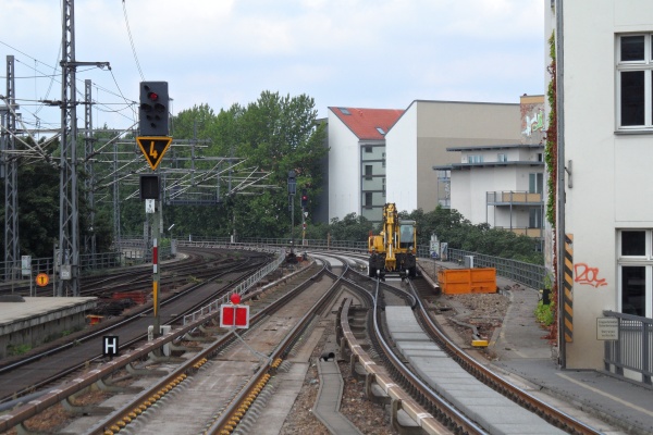 Stadtbahn erneuert am S-Bhf. Friedrichstrasse