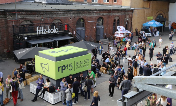 re:publica 2015 - Innenhof STATION Berlin