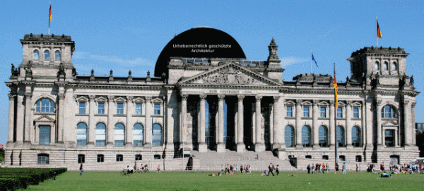 Reichstag künftig mit geschwärzter Kuppel?