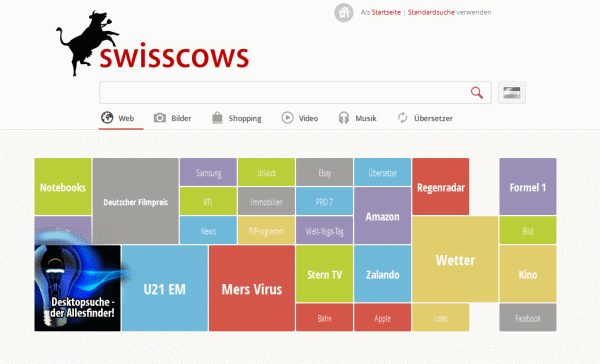 swisscows - Startseite