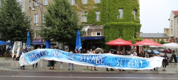 Sommer-Aktion des Mieterforum Pankow