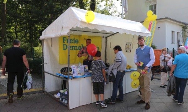 FDP Pankow auf dem Pankefest 2015