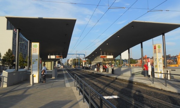 Tram + U - Haltestelle Hauptbahnhof