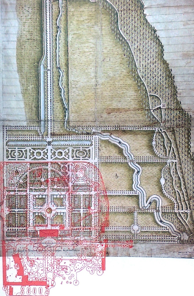 Schloßgarten Schönhausen 1764