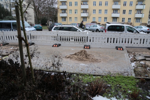 Bauzaun-Ausstellung Ossietzkystraße
