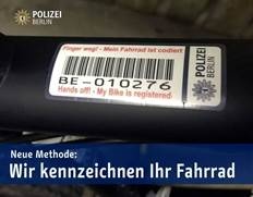 Fahrrad-Kennzeichnung