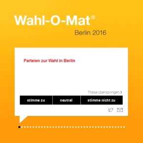 Wahl-O-Mat Berlin 2016