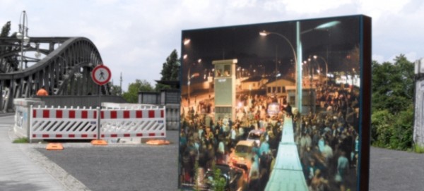 Radweg: Abfahrt Bösebrücke