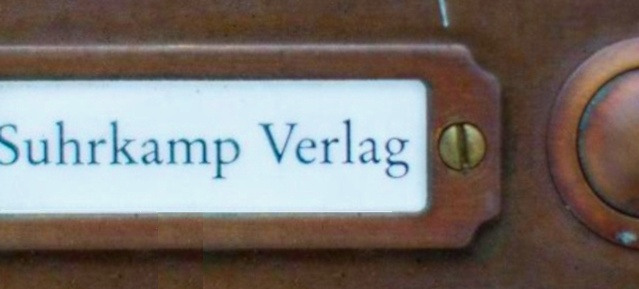 Suhrkamp Verlag - Klingelschild