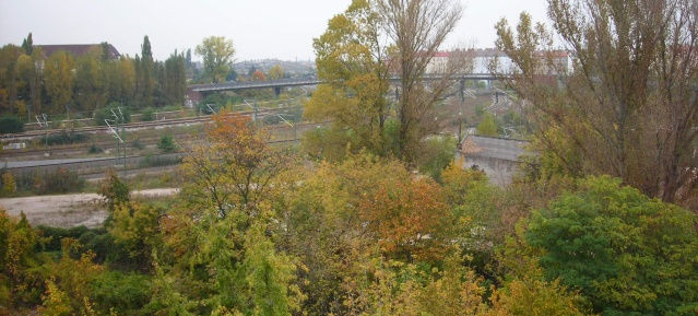 Mauerpark: Baufläche im Sommer 2007