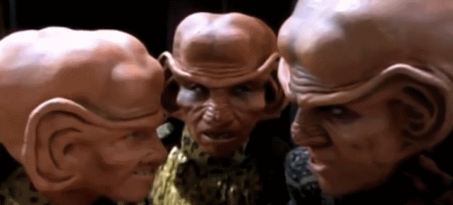 Ferengi beim Verhandeln