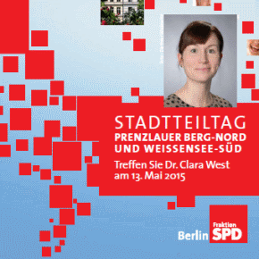 Clara West:Stadtteiltag am 13.5.2015