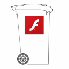 Flash-Player entsorgt!