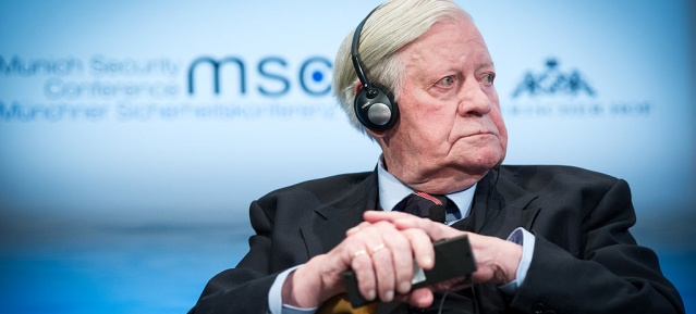 Helmut Schmidt , Januar 2014