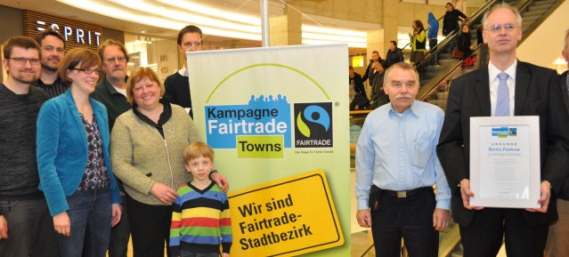 Fairtrade-Bezirk Pankow: Verleihung am 12.1.2016