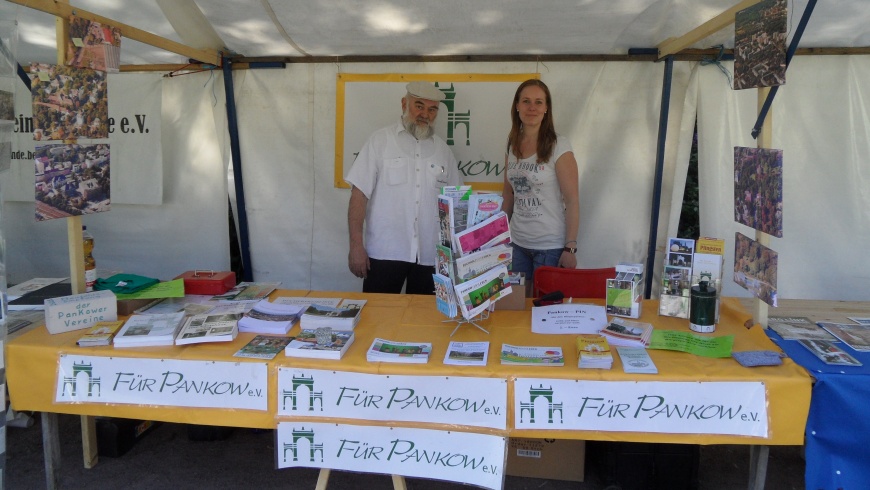 Infostand des Verein für Pankow e.V.