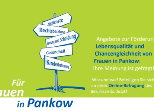 Umfrage Lebensqualität und Chancengleichheit von Frauen in Pankow