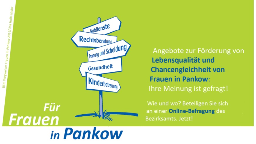 Umfrage Lebensqualität und Chancengleichheit von Frauen in Pankow