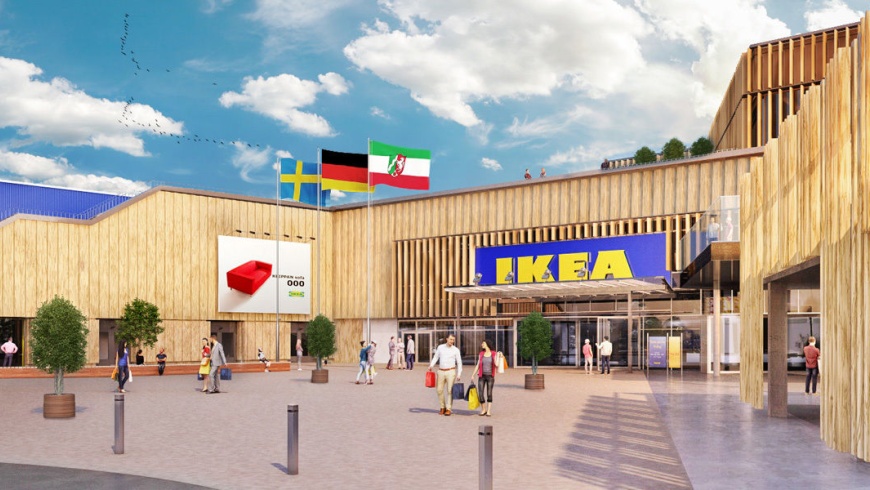 IKEA in Kaarst künftig im Holz-Look