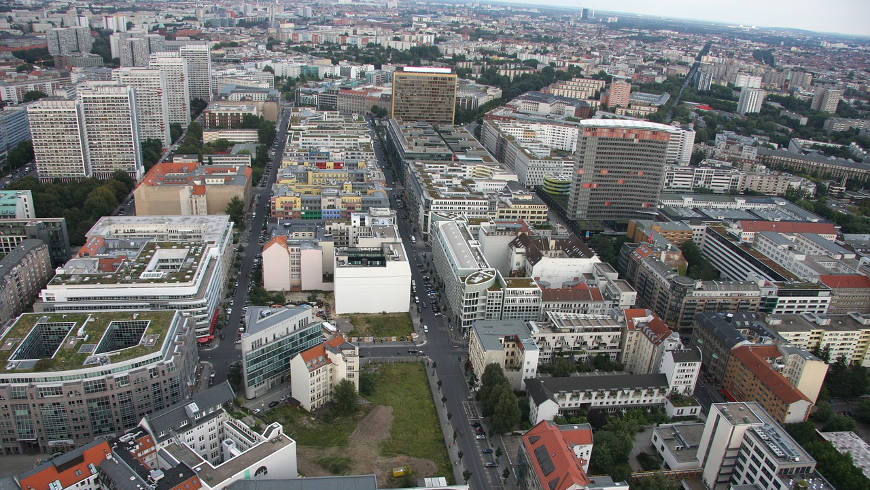 Berlin aus der Vogelperspektive