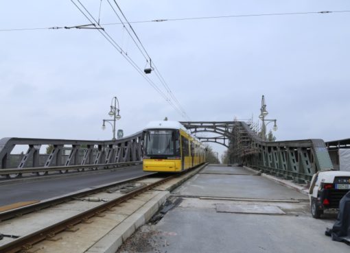 Bösebrücke - nördliche Fahrbahn im Bau