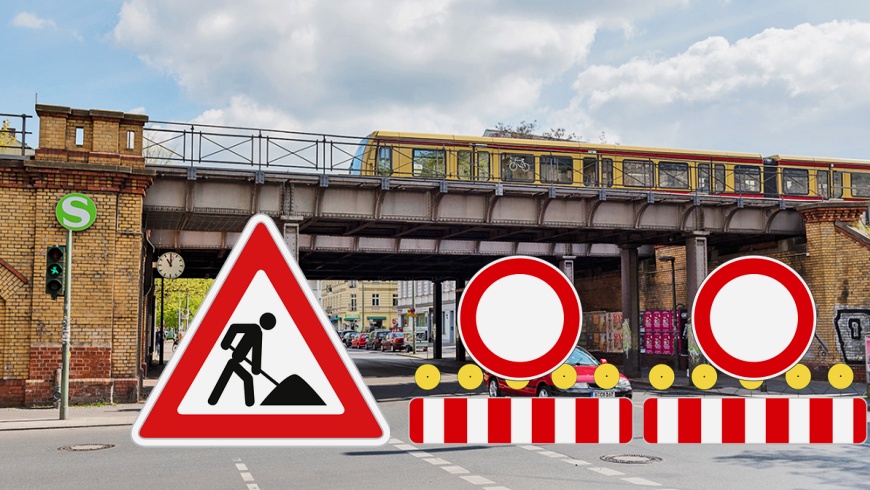 Brücke über die Wollankstraße wird erneuert