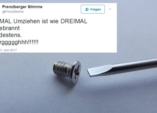 Einmal umgezogen - wie 3 x abgebrannt!