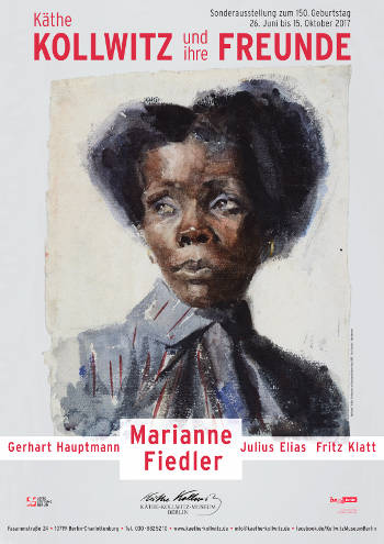 Ausstellungsplakat - Bild: Afrikanerin, 1889