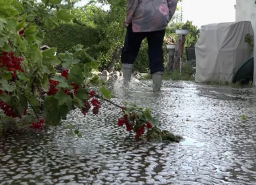 Immer noch Hochwasser in Tegel.