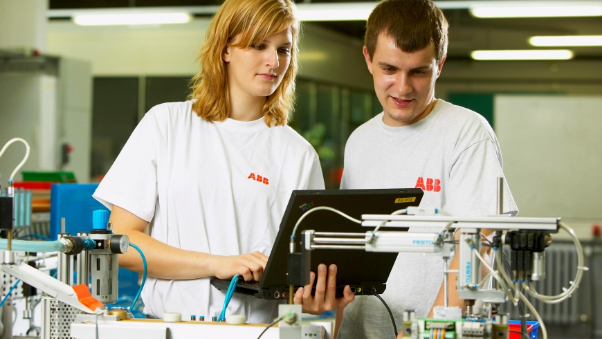 Ausbildung am ABB-Trainingszentrum
