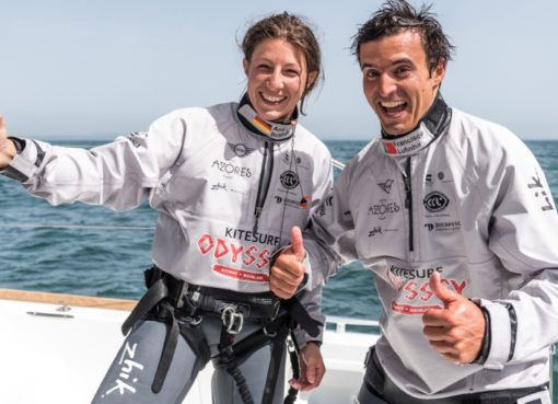 Kitsurfing extrem auf dem Atlantik