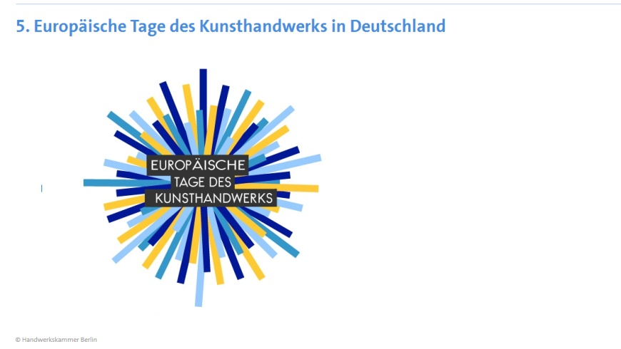 Europäische Tage des Kunsthandwerks 2018