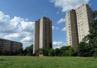 Wohnhochhäuser im Thälmann-Park