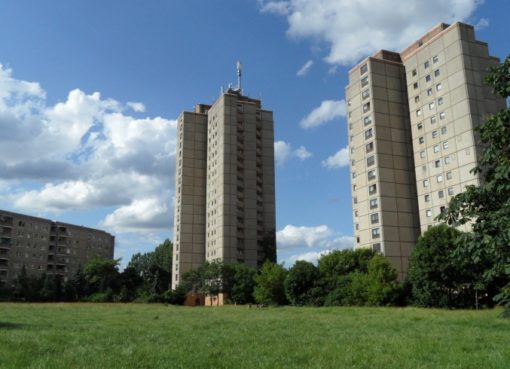 Wohnhochhäuser im Thälmann-Park